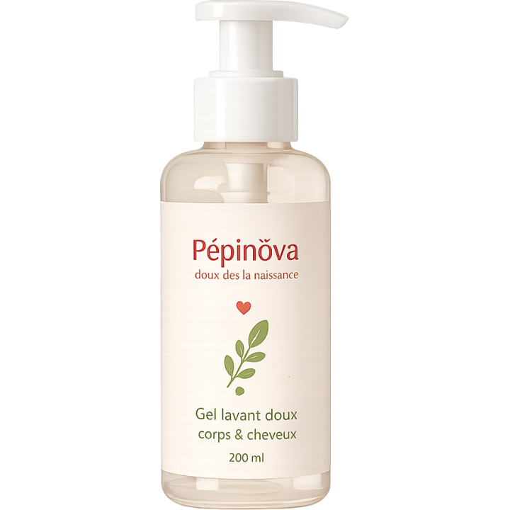 Gel lavant doux, format voyage